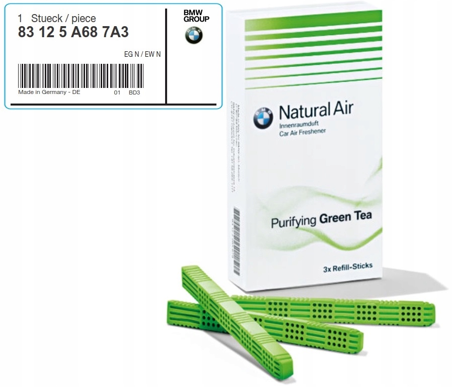 nowy oryg. wkład zapach Green Tea BMW ASO - 9166121673 - oficjalne ...
