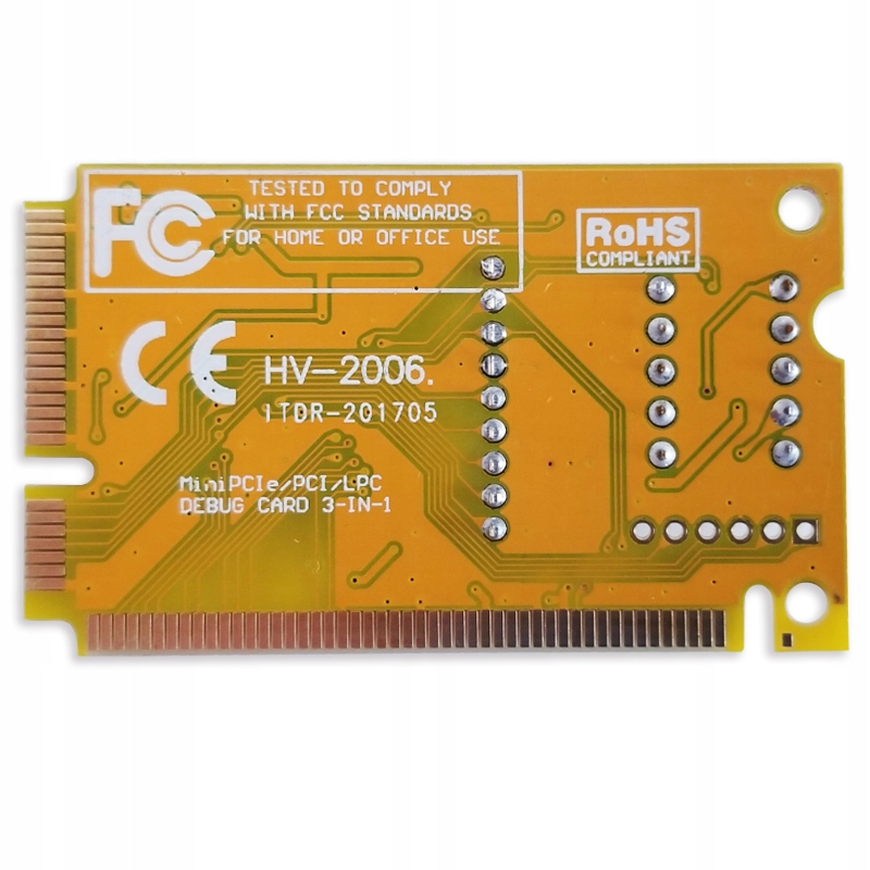 Купить ДИАГНОСТИЧЕСКАЯ КАРТА POST MINIPCI PCI-E LPC: отзывы, фото, характеристики в интерне-магазине Aredi.ru