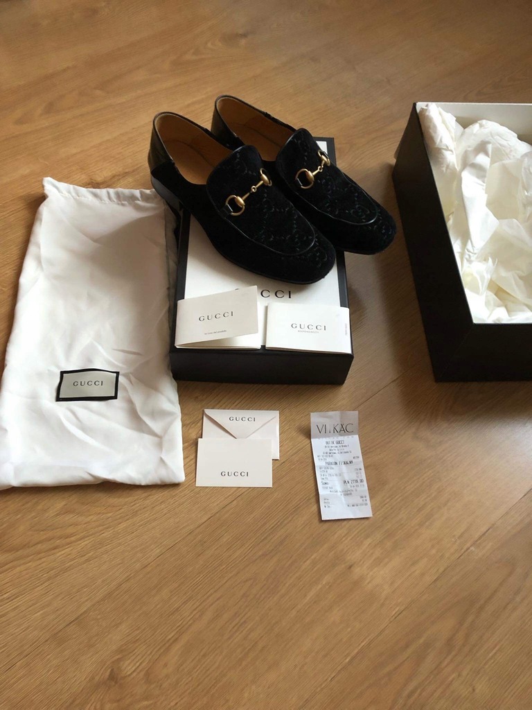 Buty Gucci GG loafer nero black