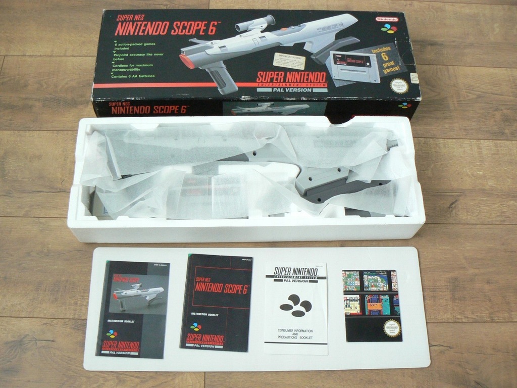 SNES Nintendo Scope bazuka zestaw