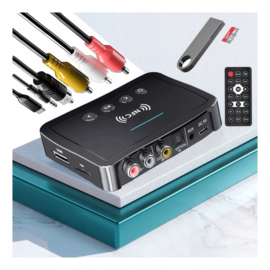 Adapter Bluetooth USB 5.0 POMME NFC 13281628123 oficjalne archiwum