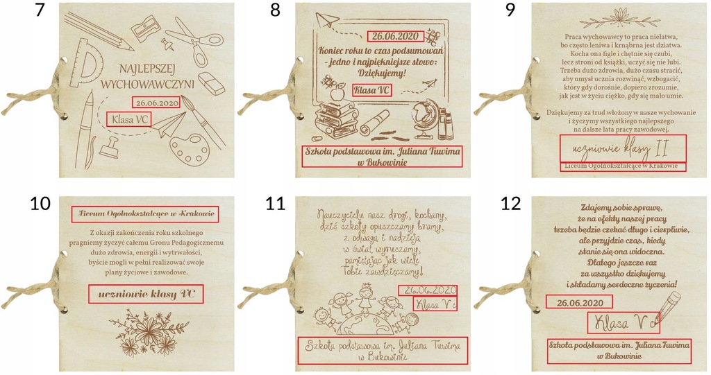 życzenia Dla Wychowawcy Na Koniec 8 Klasy Prezent Dla Nauczyciela Na Koniec 8 Klasy - Kartka - 8819955153