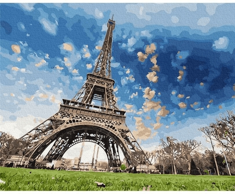 Malowanie po numerach - Niebo Paryża 40x50cm