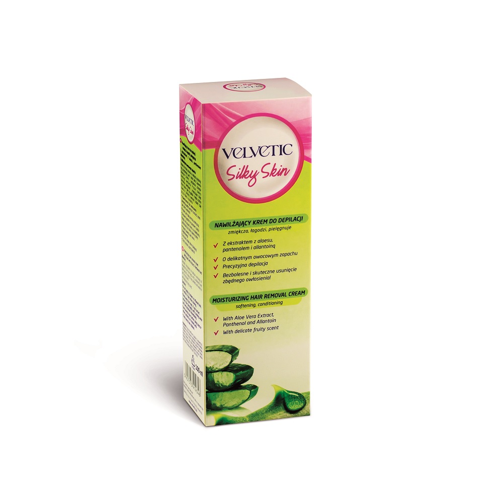 VELVETIC Silky Skin Cream nawilżający krem do depilacji z aloesem 100ml