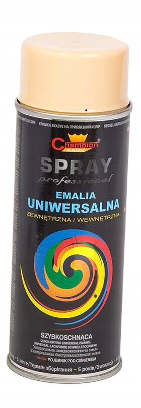 Emalia Farba Spray Lakier Ral1001 Beżowy champion