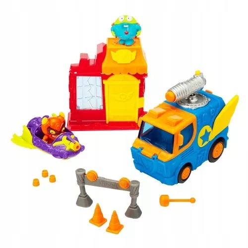 SUPER ZINGS REKLAMA POJAZD AUTO ZESTAW FIGURKI