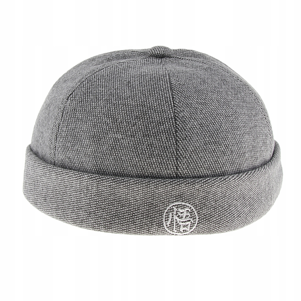 czapka leon beanie regulowana - Jasny szary