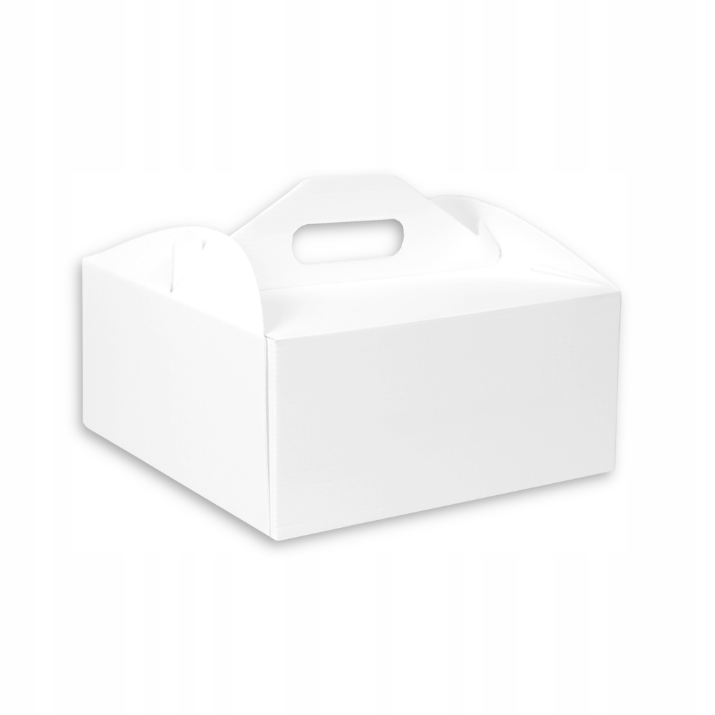 Białe pudełko na tort, ciasto 34x34x12 cm 100 szt.