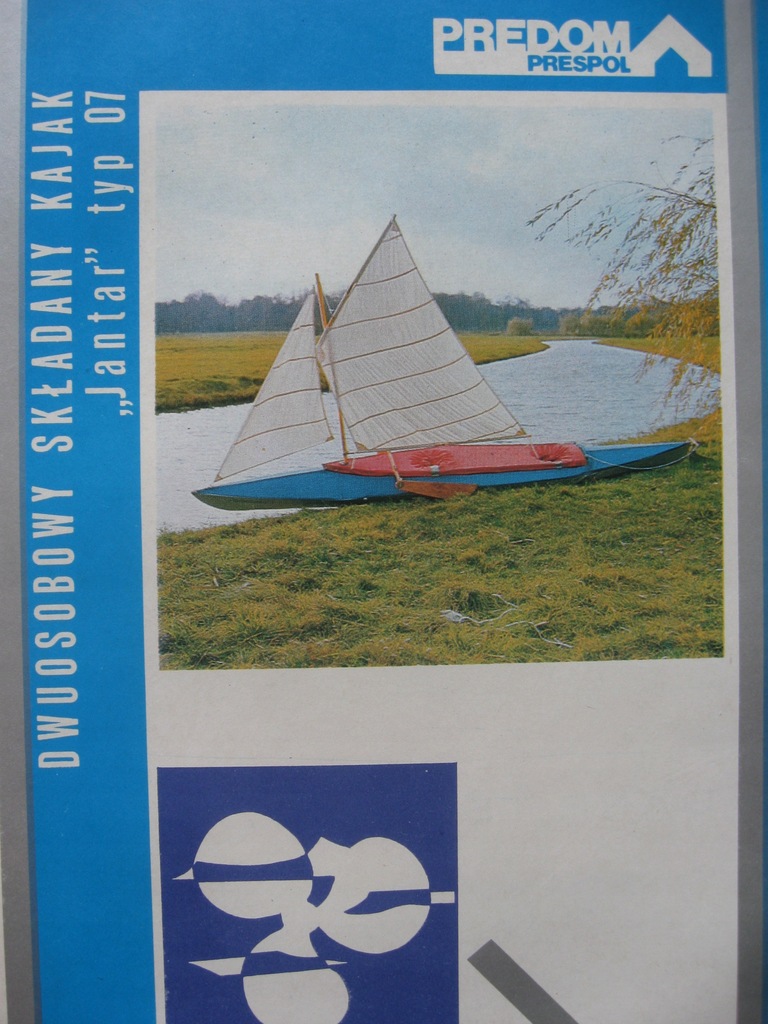 PREDOM PRESPOL Dwuosobowy składany kajak Jantar