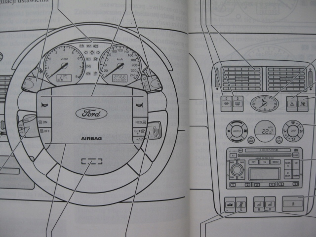 FORD MONDEO Mk3 Polska instrukcja Mondeo 0007