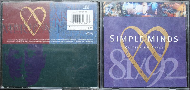 Simple Minds "Glittering Prize" CD