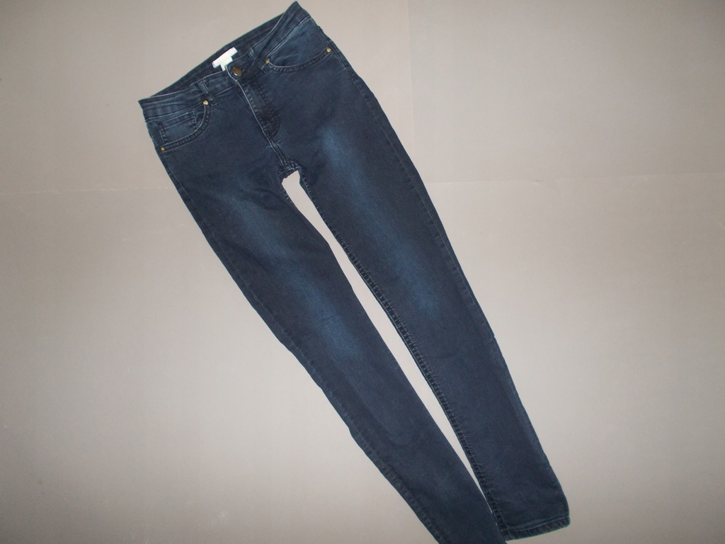 H&M DŻINSY RURKI SKINNY SLIMY 36 S