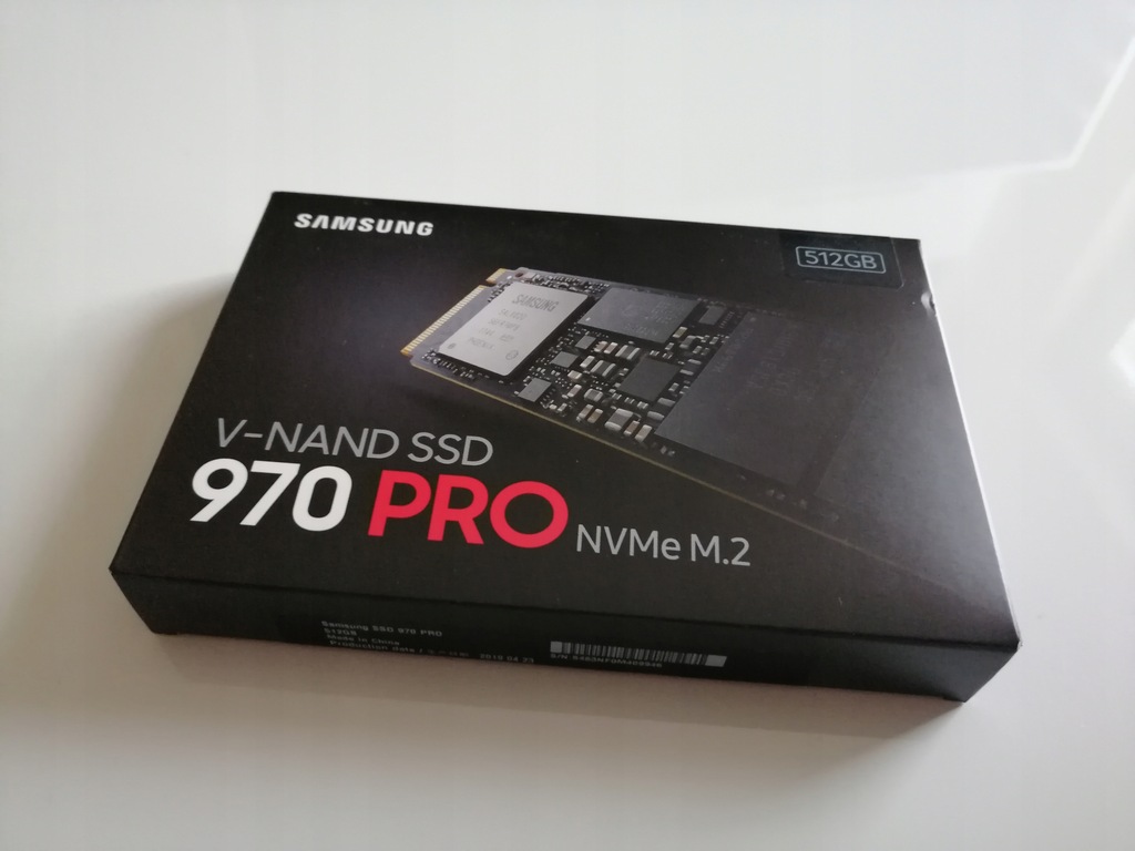 Dysk SSD Samsung 970 PRO 512GB M.2 MZ-V7P512BW