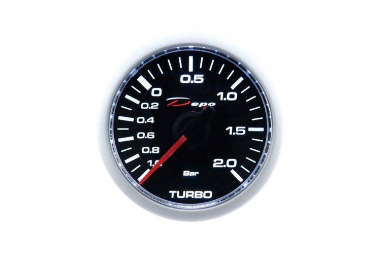 ZEGAR DEPO CSM 52mm - TURBO MECHANICAL -1 do 2 BAR
