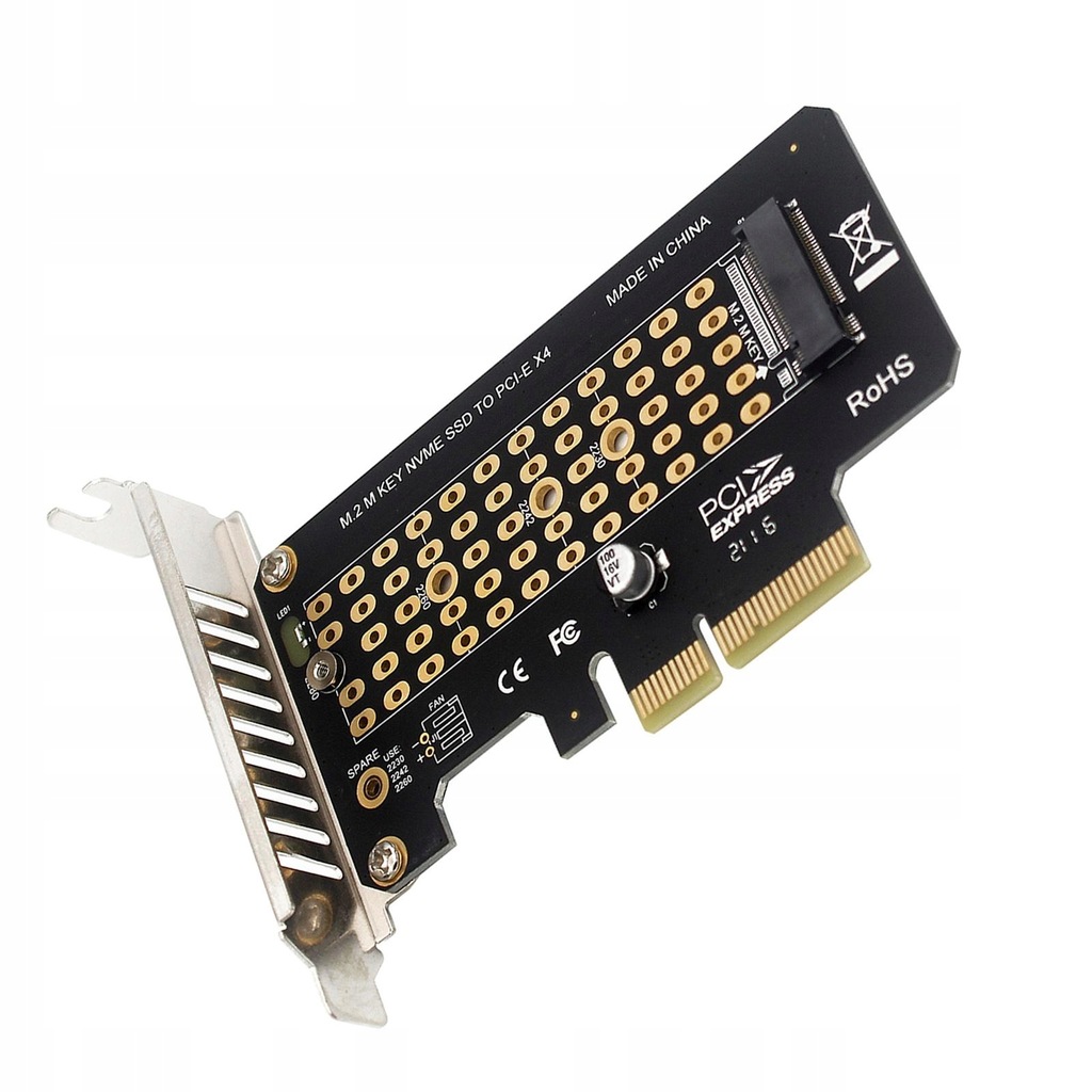 Adapter PCI-E do M2 Nvme Karta konwertera gniazda - 12078213381 ...