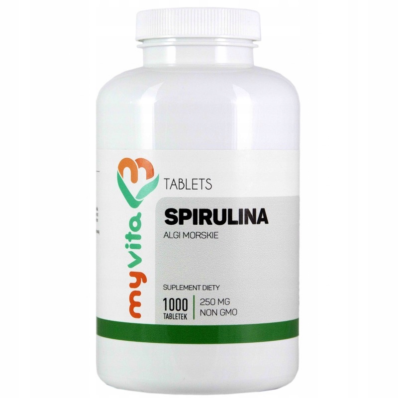 Spirulina Platensis 1000tab 250 g DETOX na 100dni