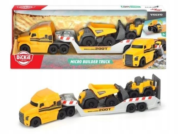 VOLVO MICRO BUILDER 32CM, DICKIE TOYS