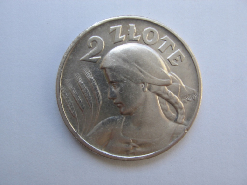 2 Złotych ŻNIWIARKA 1925 KROPKA .ORYGINAŁ