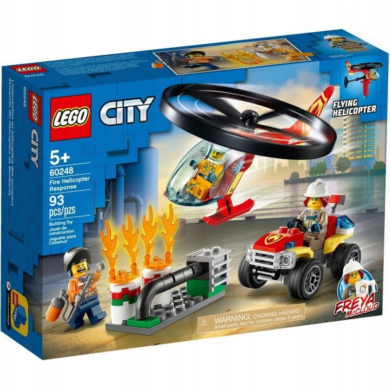 CITY HELIKOPTER STRAŻACKI LEGO