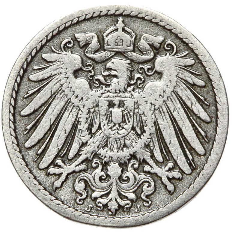 Купить + Германия - Империя - 5 Пфеннигов 1892 J - РЕДКОСТЬ!: отзывы, фото, характеристики в интерне-магазине Aredi.ru