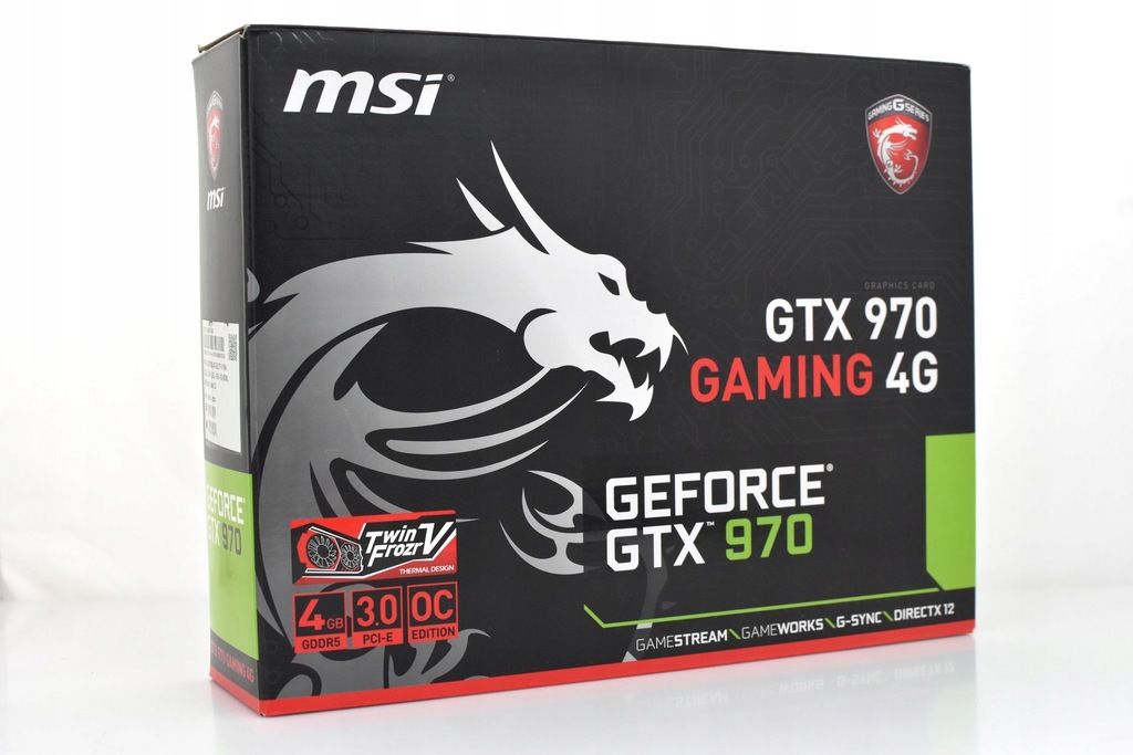 Купить MSI GTX 970 4 ГБ Gaming X BOX GW 6 месяцев МАГАЗИН: отзывы, фото, характеристики в интерне-магазине Aredi.ru