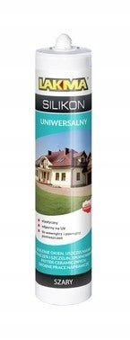 Silikon uniwersalny Lakma szary 280ml