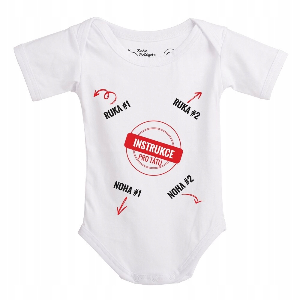 Baby Instructions - Body z instrukcją dla Taty (CZ