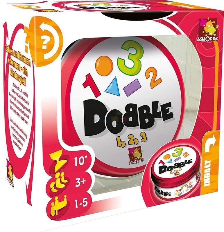 Dobble 1 2 3 - Rebel, gra dla najmłodszych dabble