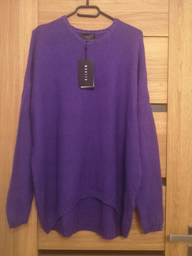 Mohito sweter fioletowy L 40 oversize
