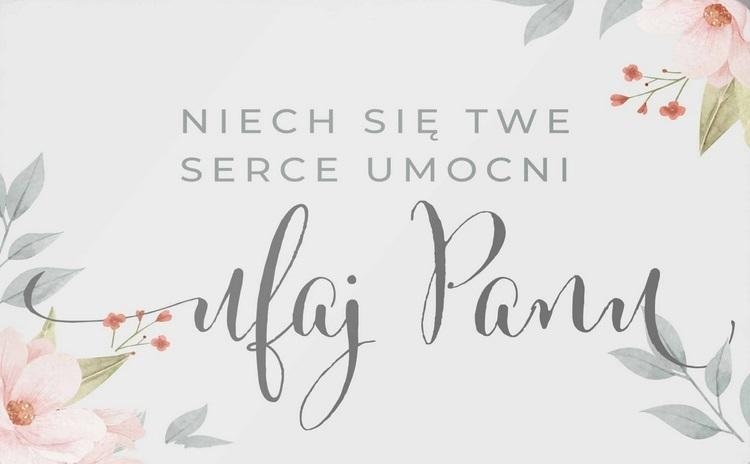 MAGNES NA LODÓWKĘ - NIECH SIĘ TWE SERCE UMOCNI