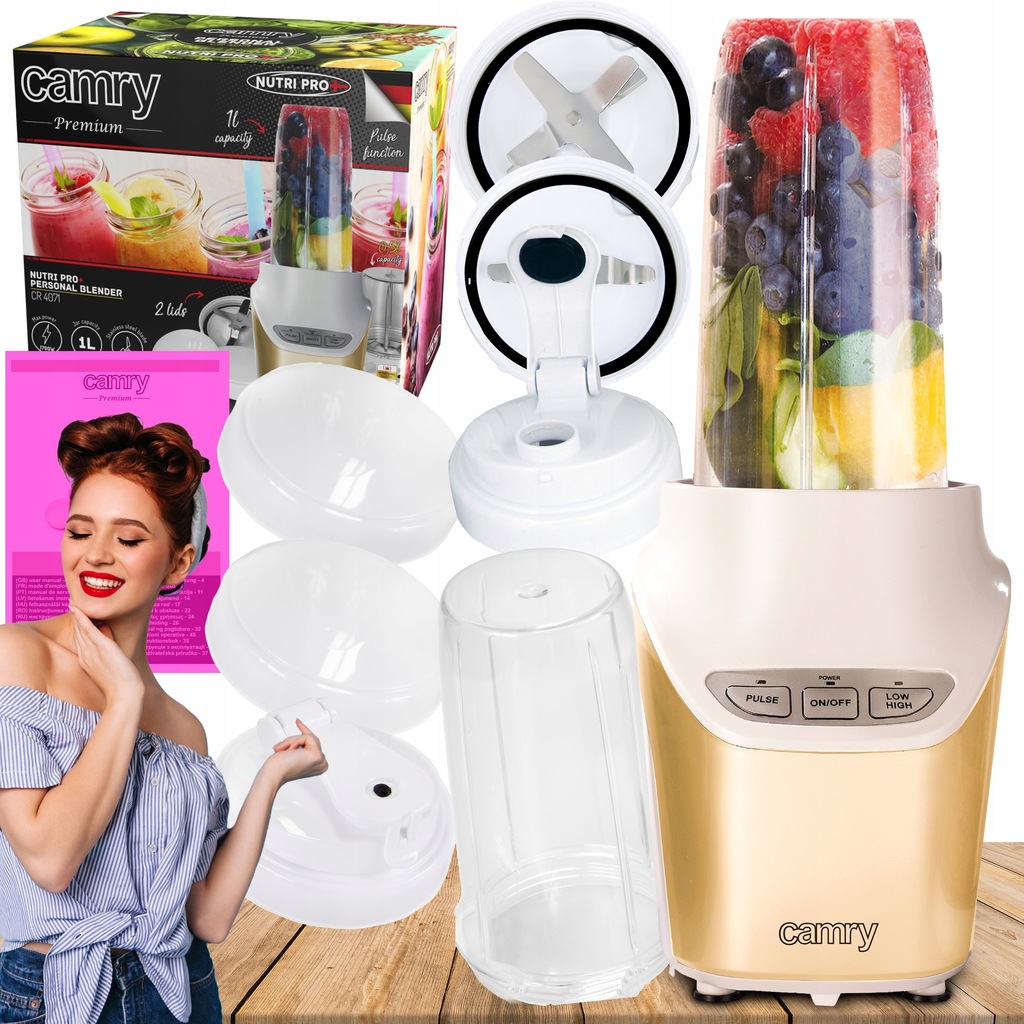 BLENDER KIELICHOWY SZKLANY DO SMOOTHIE KOKTAJLI XL 12570825648