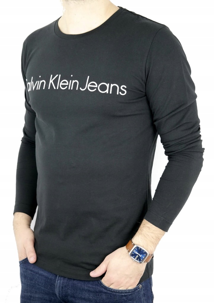 CALVIN KLEIN longsleeve męski T-shirt z długim XL