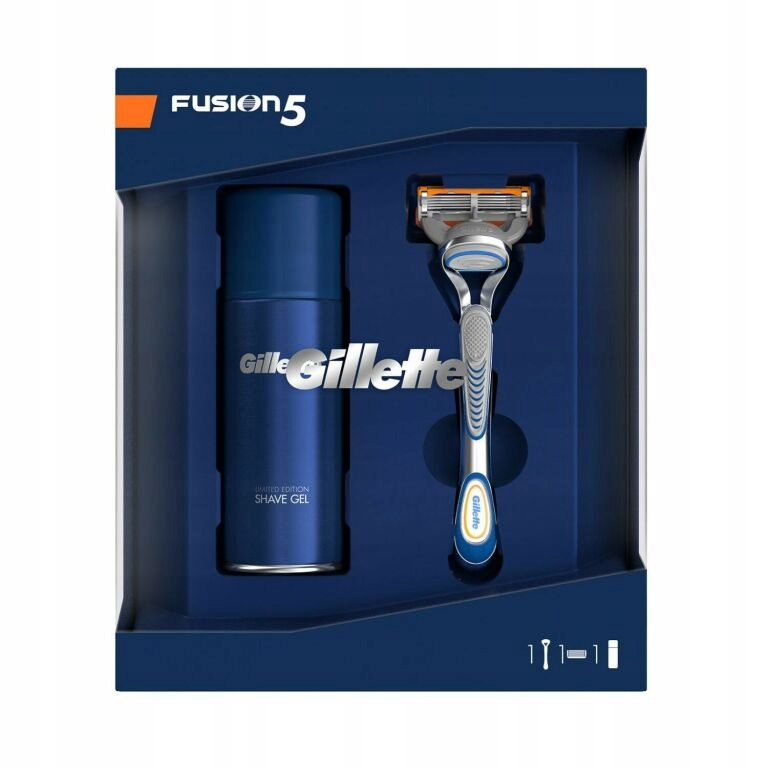 GILLETTE FUSION 5 ZESTAW MASZYNKA + ŻEL