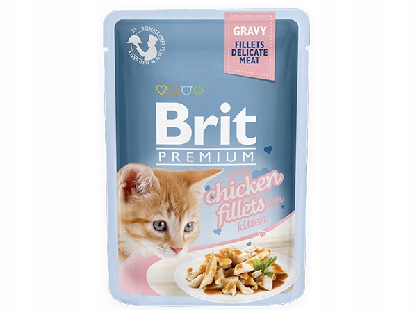 Brit Premium Cat Kitten Fileciki z kurczaka 85g