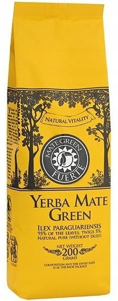 Oranżda Herbata Yerba Mate Green Fuerte 200G