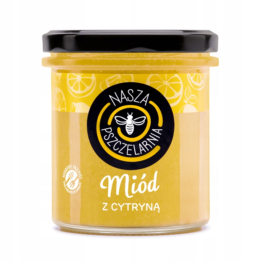 Miód wielokwiatowy z cytryną 420g NASZA PSZCZELARN