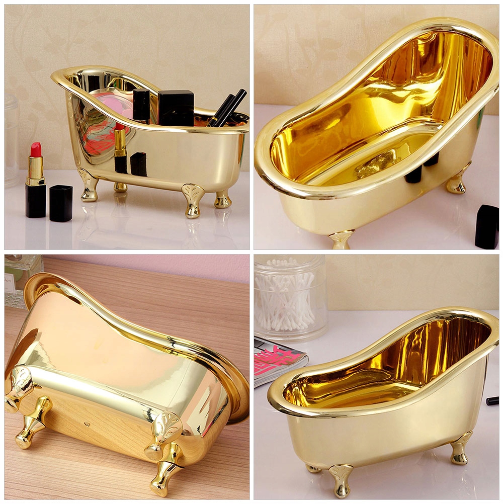 Bathtub Shape Cosmetic Organizer Home Office Deskt