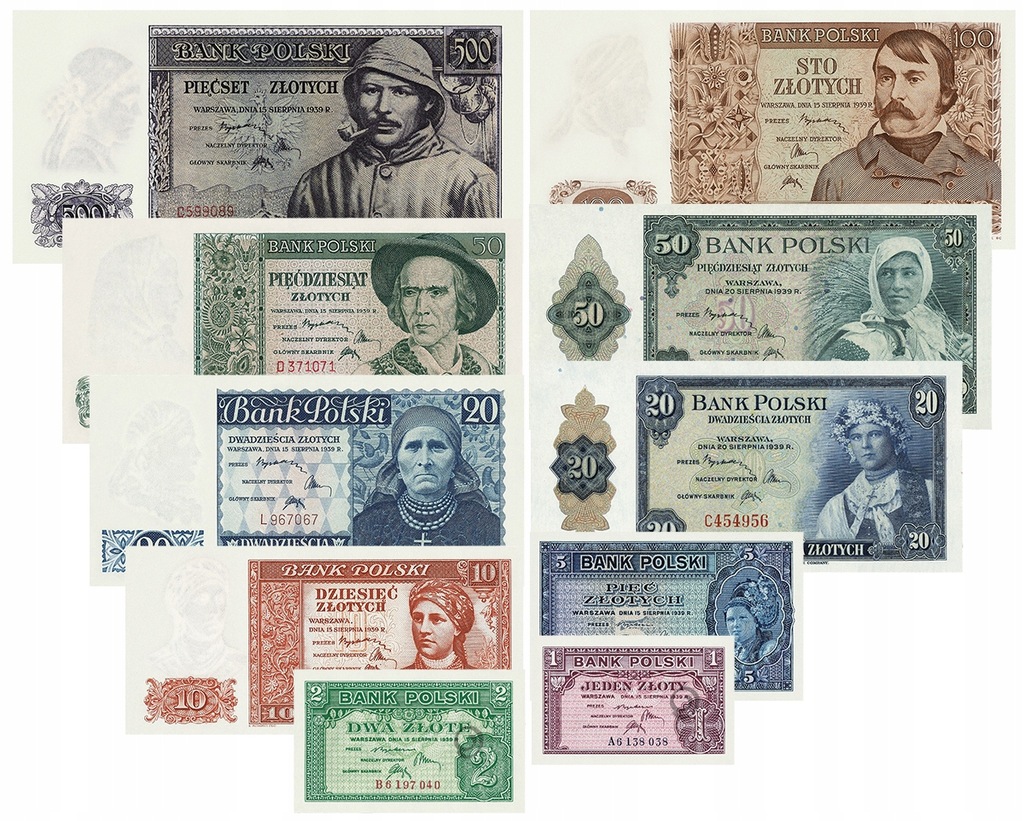 k10 Banknot y Bank Polski na emigracji, 1939 kopie