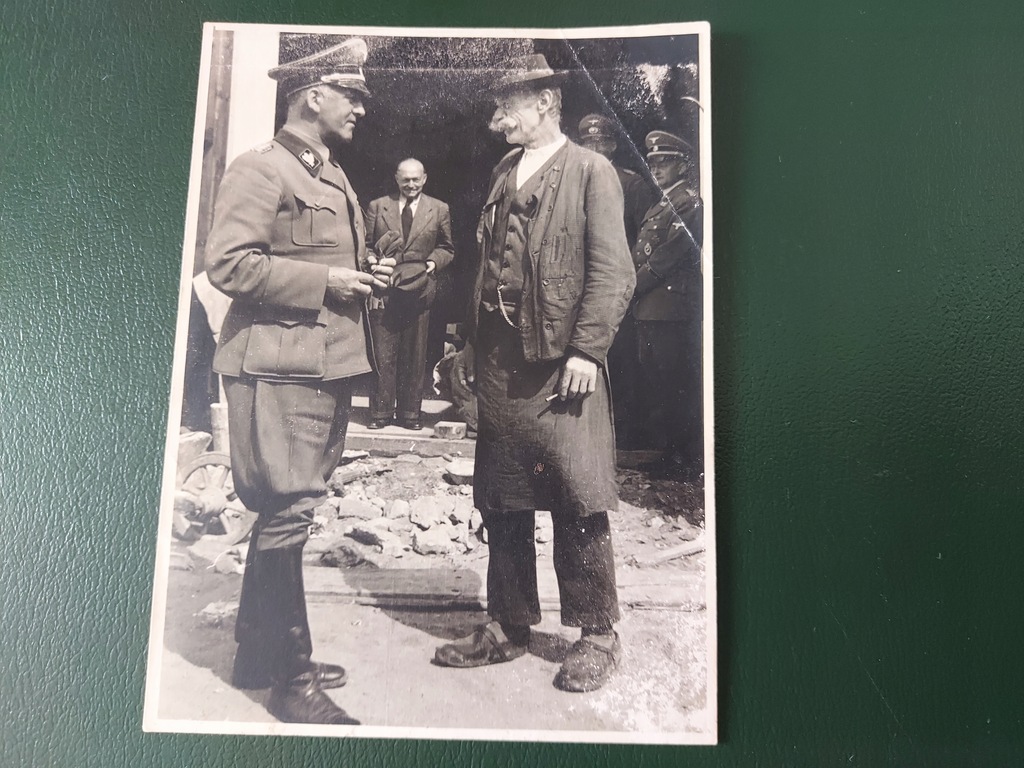 generał Waffen SS Sepp Dietrich i Inni ORYGINAŁ