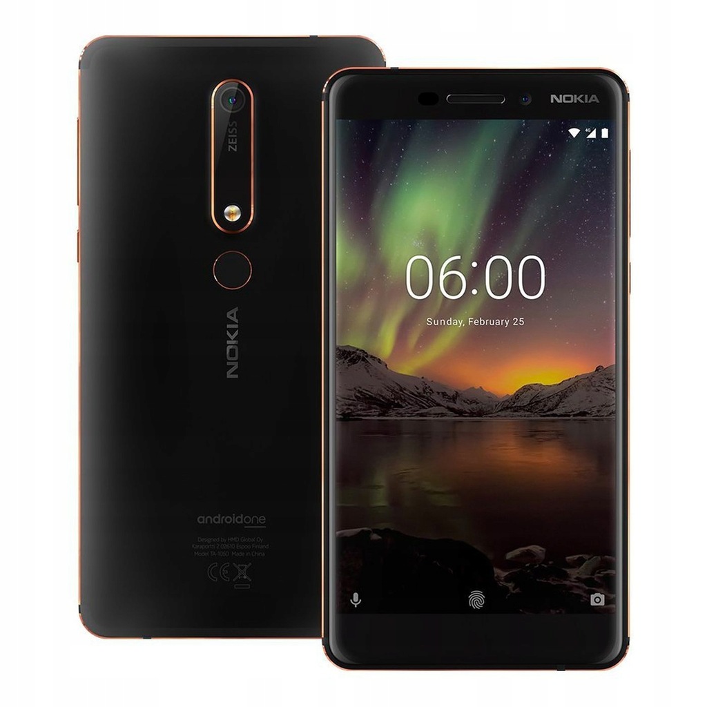 NOWA NOKIA 6.1 DS LTE MIEDZIANA GWAR. 24M VAT23%