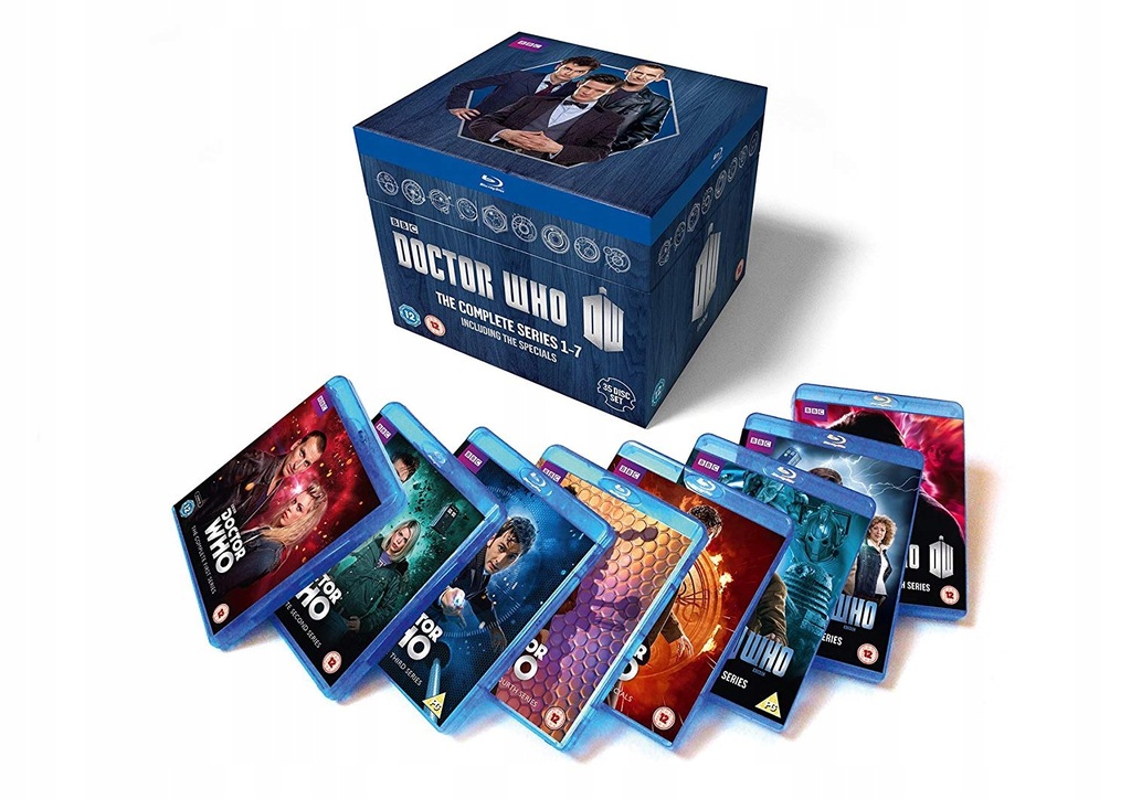 . Doktor Who - Doctor | sezony 1-7 | 35 x Blu-ray