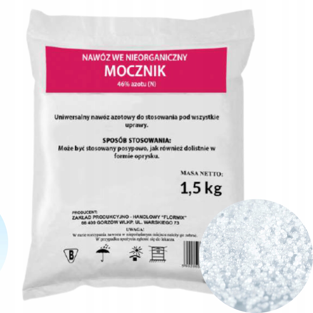 MOCZNIK UNIWERSALNY NAWÓZ AZOT N 46% 1,5kg OPRYSK