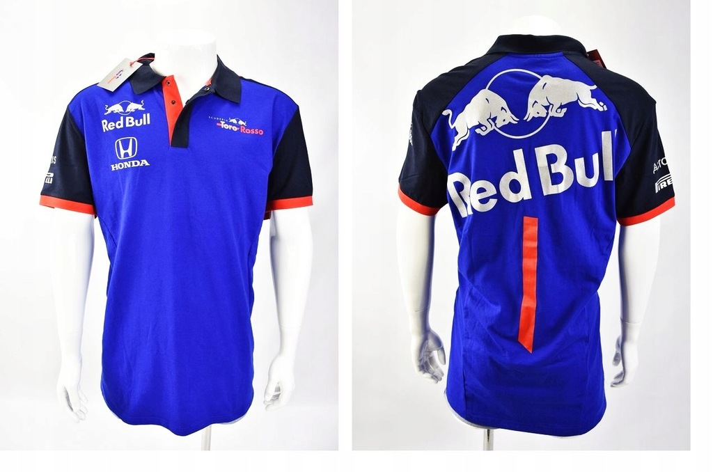RED BULL HONDA TORO ROSSO KOSZULKA POLO F1 NOWA XL 8372956599 oficjalne archiwum Allegro