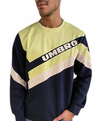 UMBRO BLUZA Z LOGO KLASYCZNA MĘSKA PROSTA M 1DUF