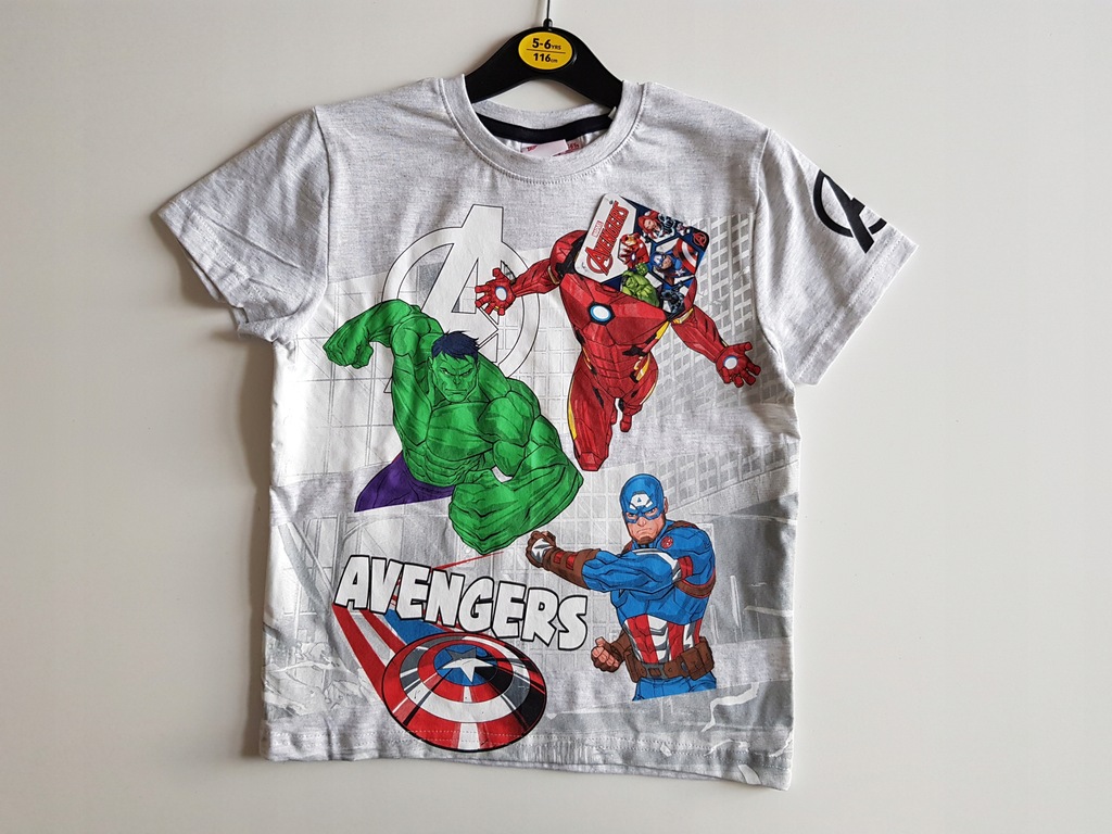 Primark bluzka t-shirt Avengers koszulka 128 cm