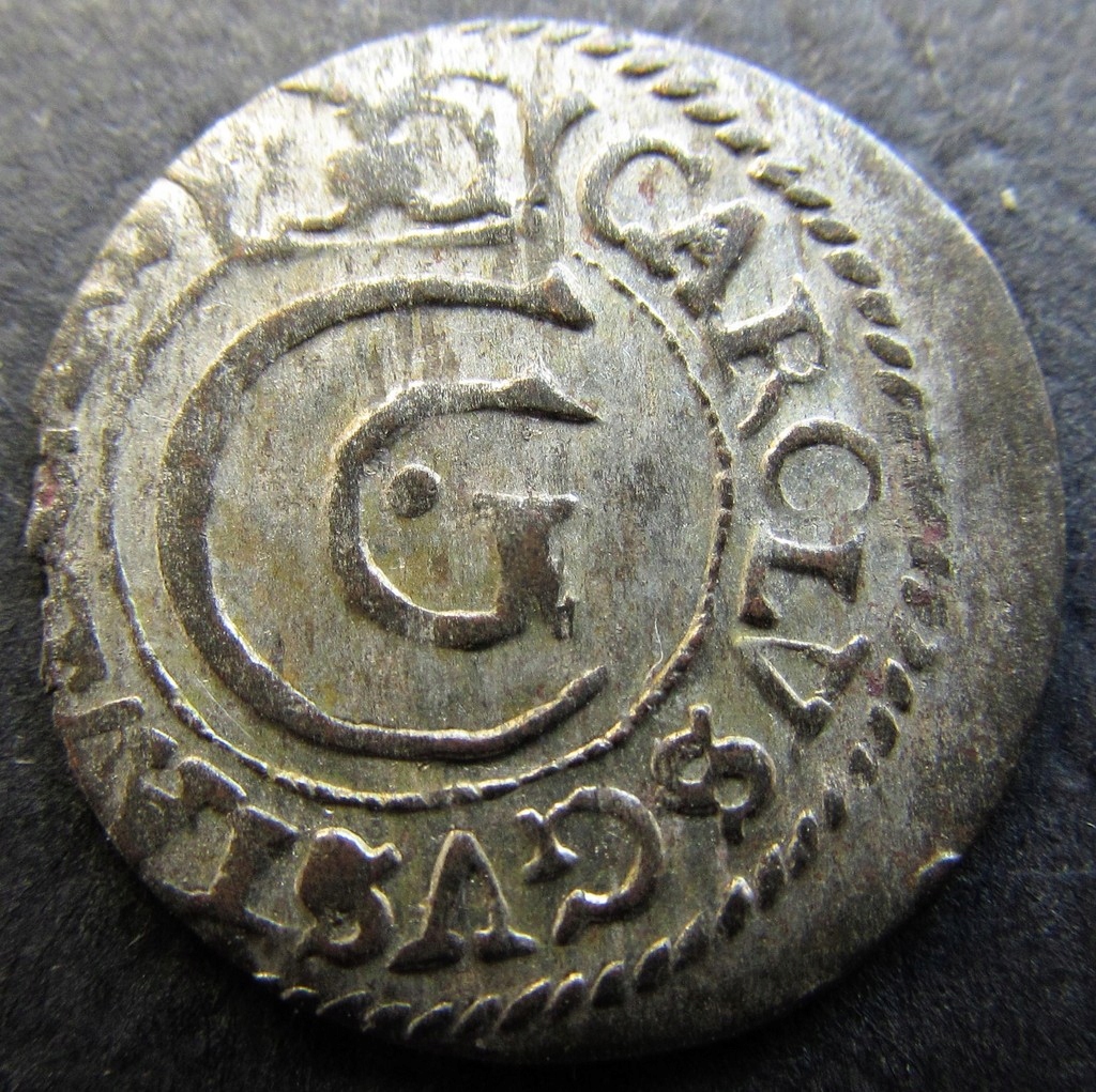 LIWONIA CARL X GUSTAV SZELĄG RYGA 1654 - 1650 II+