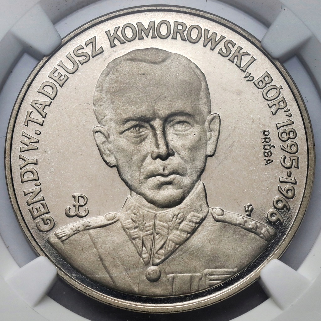 8109. Próba NIKIEL 200.000 zł 1990 Komorowski - NGC PF68 UC