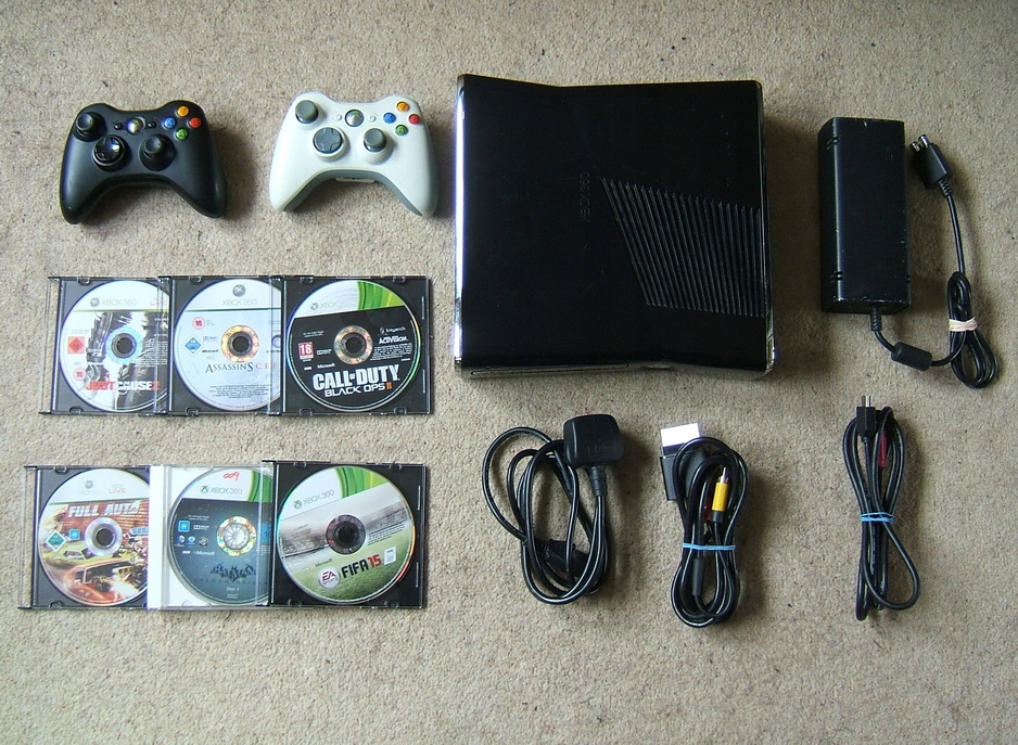 Konsola XBOX 360 Slim mod przerobiona dysk 250GB