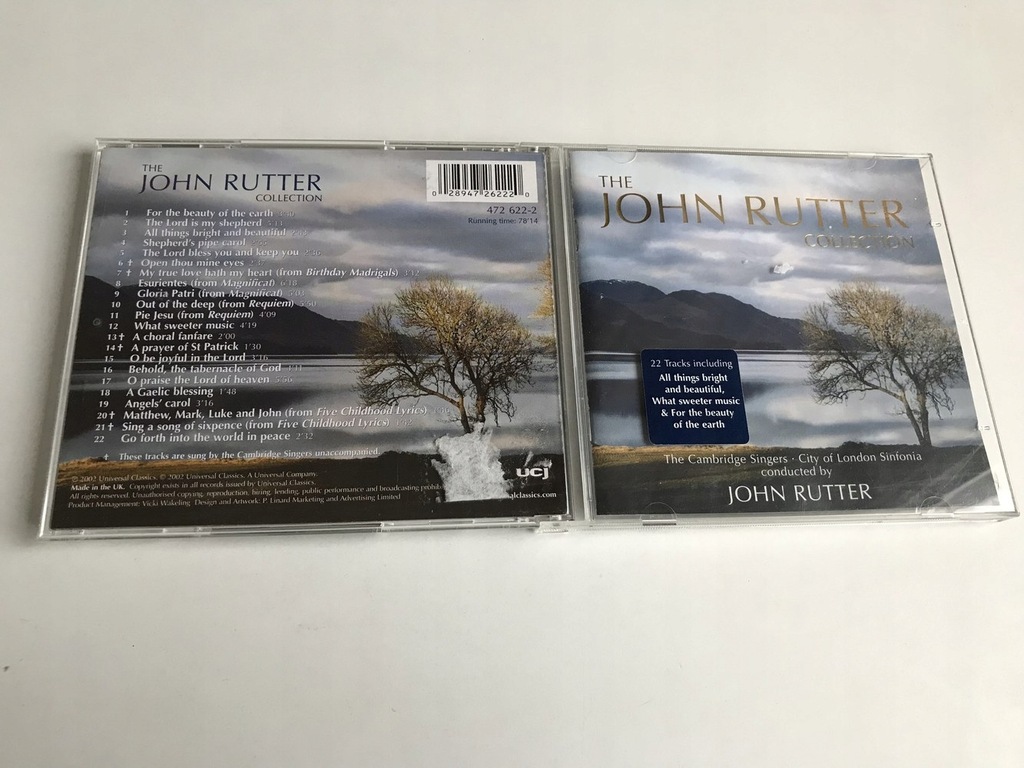 CD John Rutter Collection Cambrige Singers City of London Sinfonia STAN 5/6