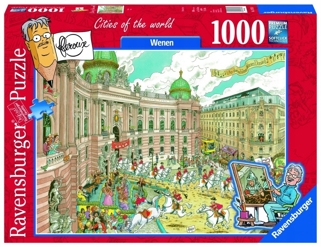 RAVENSBURGER 1000 EL. WIEDEŃ PUZZLE 14+